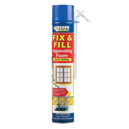Everbuild Expanding Foam Adhesive 750ml - Fix & Fill