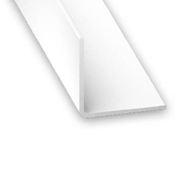 CQFD Plastic Corner - White - 1Mt x 20mm x 30mm