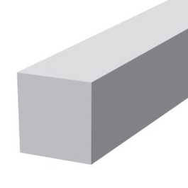 PVC Reveal External Corner 300mm - Black Grained