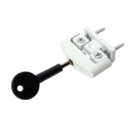 Sterling Window Lock & Key - White