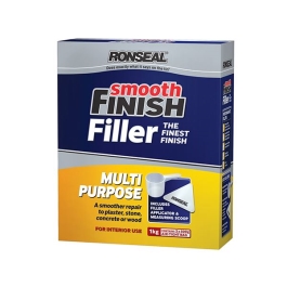 Ronseal Smooth Finish Filler - Multi-Purpose Powder 1Kg