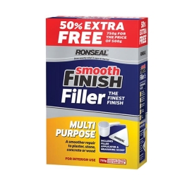 Ronseal Smooth Finish Filler - Multi-Purpose Powder 500g +50%