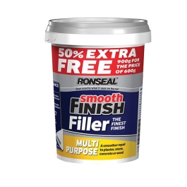 Ronseal Smooth Finish Filler - Multi-Purpose Ready Mix 600g +50%