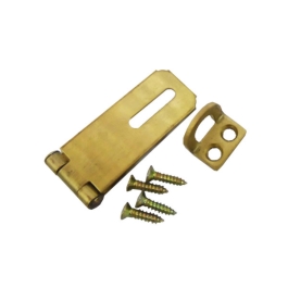 Safety Hasp & Staple 50mm - Brass - (005588N)