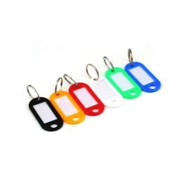 Key Tags - Assorted Colours - (Pack of 4) - (043177N)