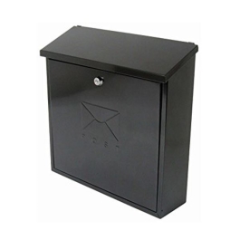 Sterling Post Box - Contemporary - Black