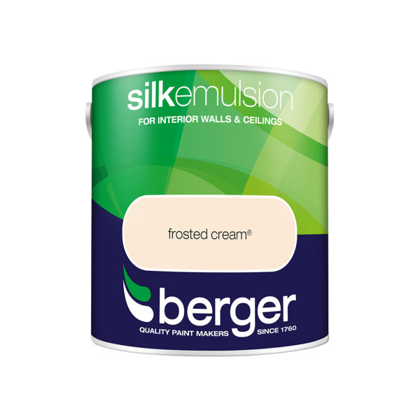 Berger Silk Emulsion 2.5Lt - Frosted Cream