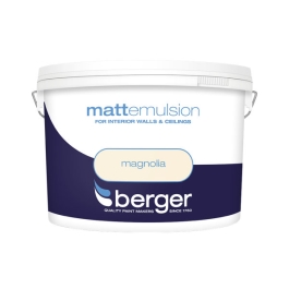 Berger Matt Emulsion 10Lt - Magnolia