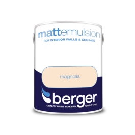 Berger Matt Emulsion 5Lt - Magnolia