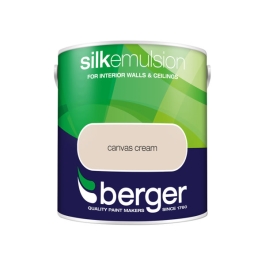 Berger Silk Emulsion 2.5Lt - Canvas Cream