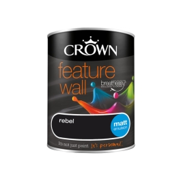 Crown Feature Wall Emulsion 1.25Lt - Rebel