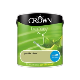 Crown Matt Emulsion 2.5Lt - Greens - Gentle Olive