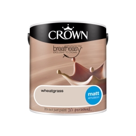 Crown Matt Emulsion 2.5Lt - Neutrals - Wheatgrass