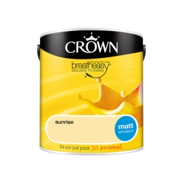 Crown Matt Emulsion 2.5Lt - Yellows - Sunrise