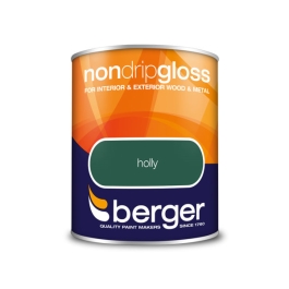 Berger Non-Drip Gloss 750ml - Holly