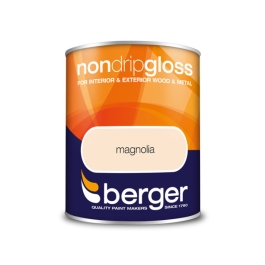 Berger Non-Drip Gloss 750ml - Magnolia