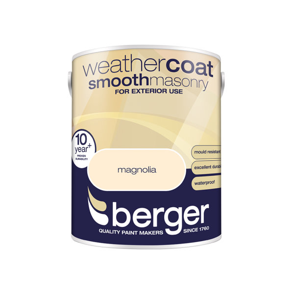 Berger Weathercoat 5Lt - Magnolia