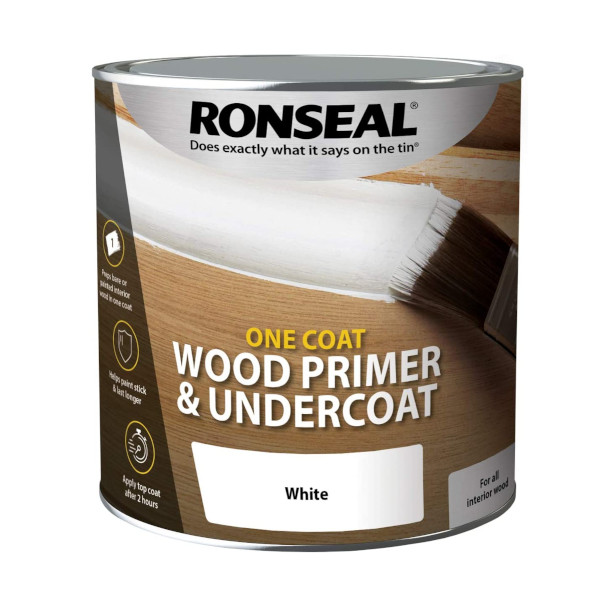 Ronseal Primer & Undercoat - One Coat - Wood 750ml