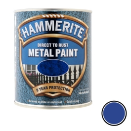 Hammerite 250ml - Hammered - Blue