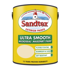 Sandtex Masonry Paint 5Lt - Smooth - Oatmeal