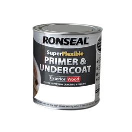 Ronseal Primer & Undercoat - Super Flexible - White 750ml