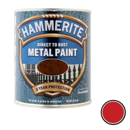 Hammerite 250ml - Hammered - Red