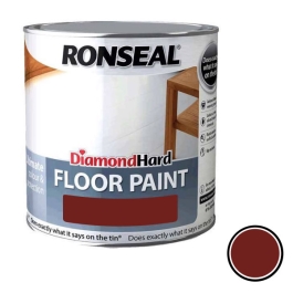 Ronseal Diamond Hard - Floor Paint 2.5Lt - Tile Red