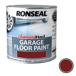 Ronseal Diamond Hard - Garage Floor Paint 2.5Lt - Tile Red