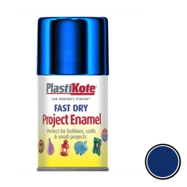 Plasti-Kote Spray Paint 100ml - Enamel - Night Blue