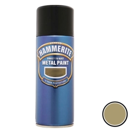 Hammerite Spray 400ml - Smooth - Gold