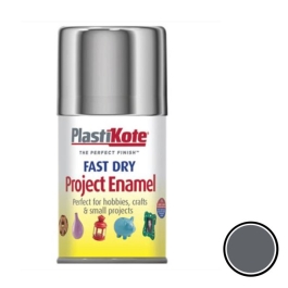 Plasti-Kote Spray Paint 100ml - Enamel - Silver Aluminium