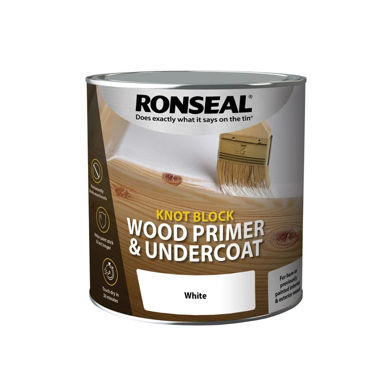 Ronseal Primer & Undercoat - Knot Block 2.5Lt