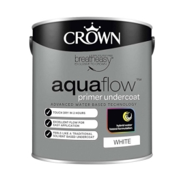 Crown Aquaflow - Undercoat 2.5Lt - Pure Brilliant White White