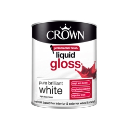 Crown Liquid Gloss 750ml - Pure Brilliant White