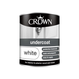 Crown Undercoat 750ml - Pure Brilliant White