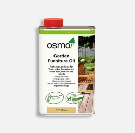 Osmo Garden Furniture Oil 1Lt - Satin - Clear - (028-)