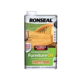 Ronseal Hardwood Garden Furniture Oil 500ml - Natural 