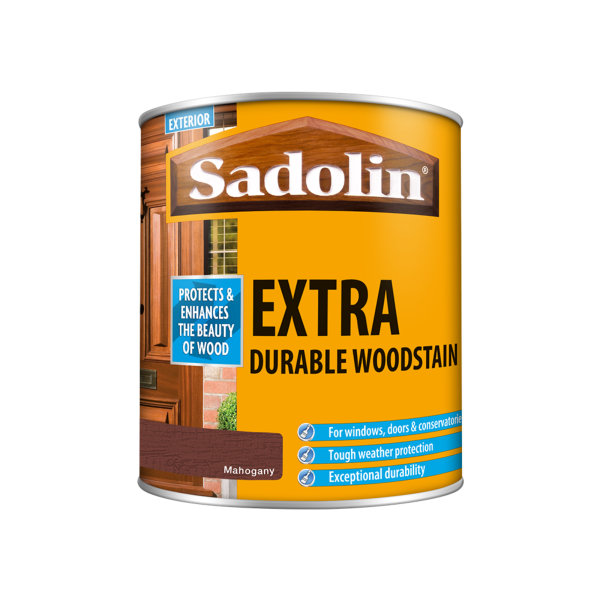 Sadolin Extra Durable Woodstain - Mahogany 1Lt