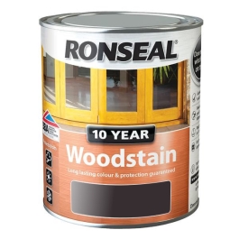 Ronseal 10 Year Woodstain - Smoked Walnut 250ml