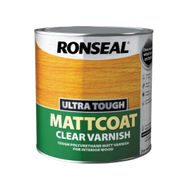 Ronseal Ultra Tough Clear Varnish 250ml - Mattcoat