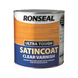 Ronseal Ultra Tough Clear Varnish 250ml - Satincoat