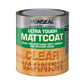 Ronseal Ultra Tough Clear Varnish 250ml - Mattcoat