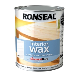 Ronseal Interior Wax 750ml - Rustic Pine