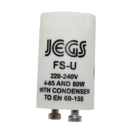 Jegs Fluorescent Starter - 4-80 Watt  (For 2ft , 3ft , 4ft ,5ft  Tubes)