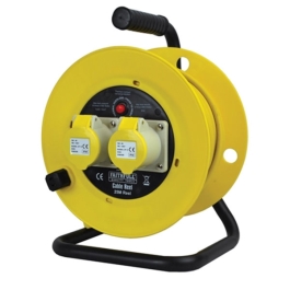 Cable Reel 25Mt - 2 Gang - 16 Amp
