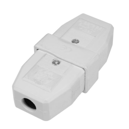 2 Pin Connector - White - 10 Amp