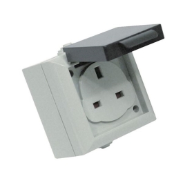 Weatherproof Unswitched Socket - 1 Gang