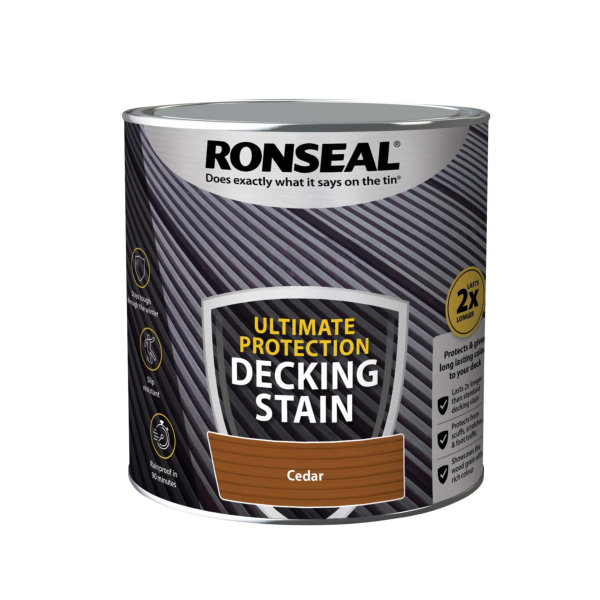 Ronseal Ultimate Decking Stain 2.5Lt - Cedar