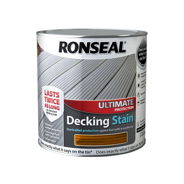 Ronseal Ultimate Decking Stain 2.5Lt - Country Oak