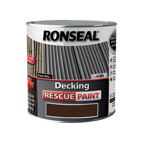 Ronseal Decking Rescue Paint 2.5Lt - English Oak